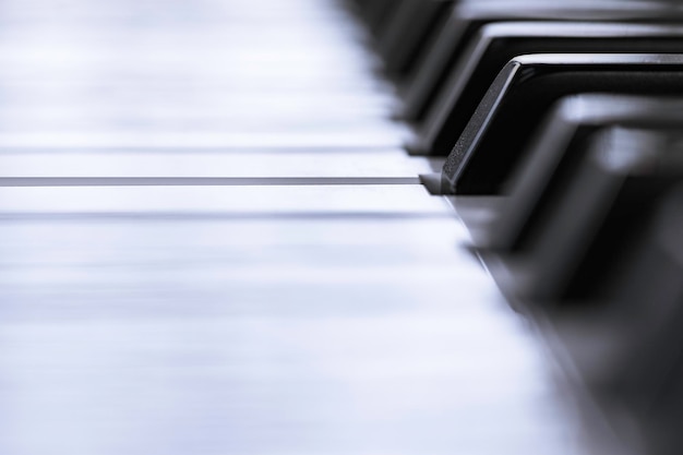 Photo full frame shot of piano keys