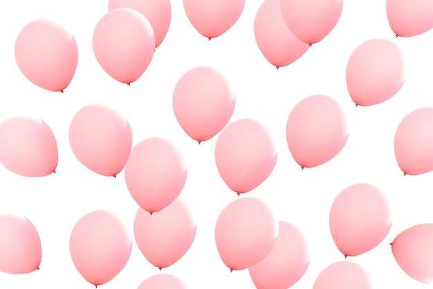 Full frame shot of pink candies against white background