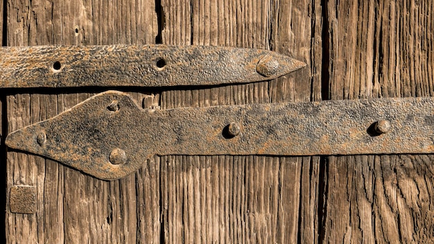 Full frame shot of rusty metal door