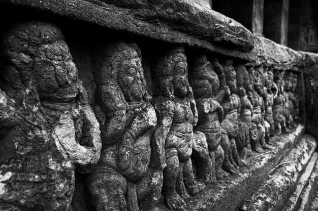 Photo full frame shot of stone wall