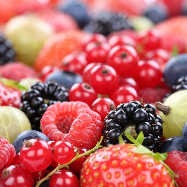 Full frame shot of strawberries