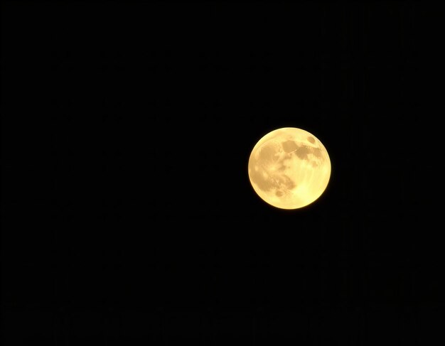 a full moon is seen in the night sky