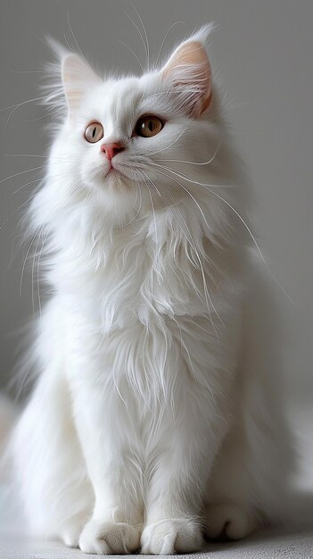 A FullGrown Chinese Li Hua Cat Sitting on the Ground