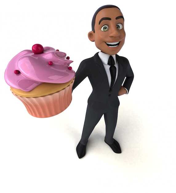 Fun businessman animation