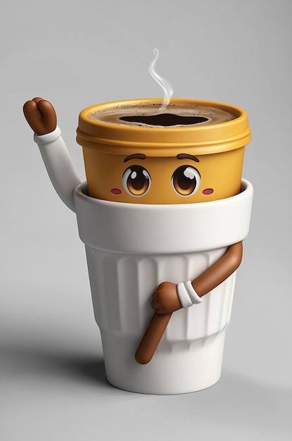 Photo fun coffee cup emoji images for creative communication