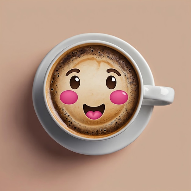 Photo fun coffee cup emoji images for creative communication