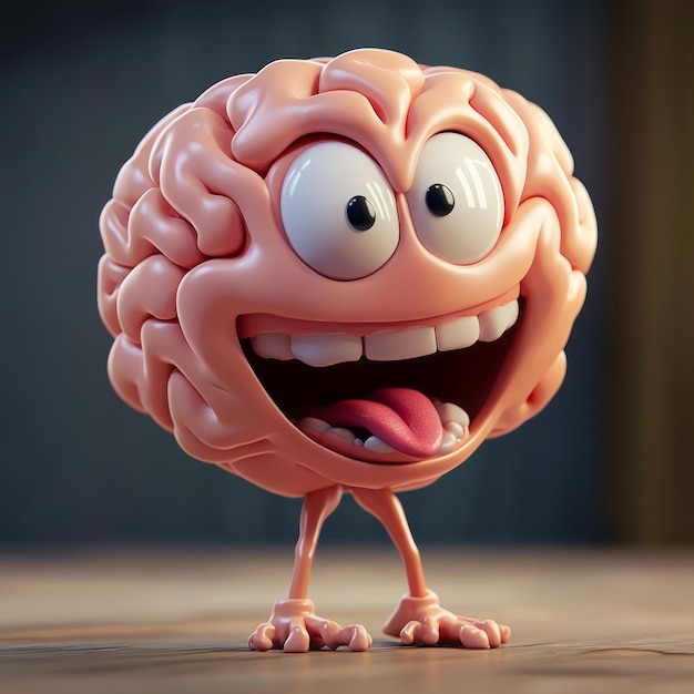 Fun Educational 3D Cartoon Brain Explains How We Think