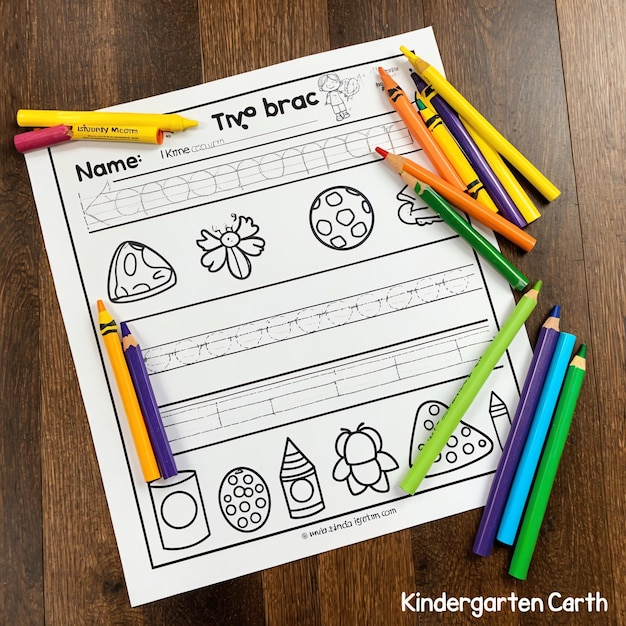 Photo fun and educational kindergarten worksheet images for early learners