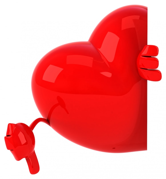 Fun heart - 3D character