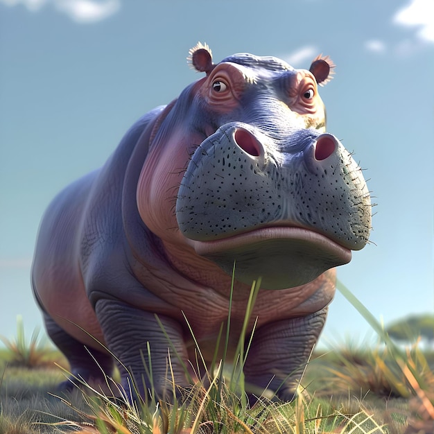 Fun Hippo Animation