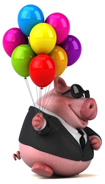 Fun pig - 3D character