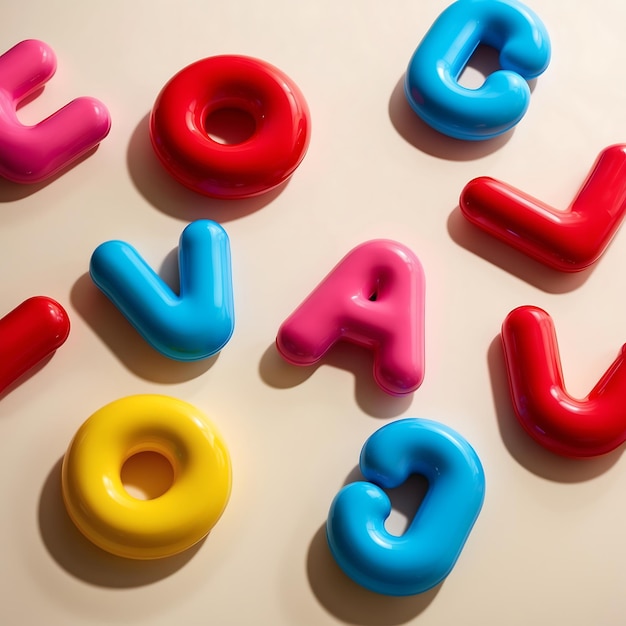 Photo fun and playful bubble letters for creative projects