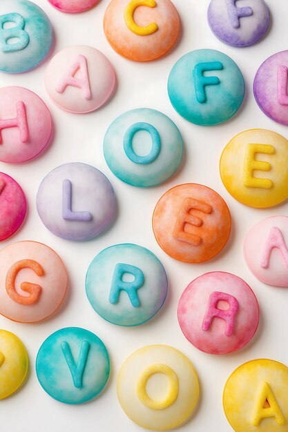 Photo fun and playful bubble letters for creative projects