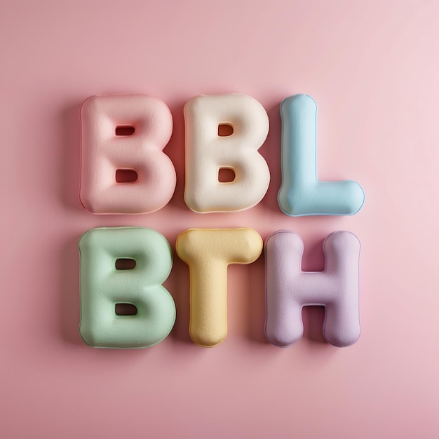 Photo fun and playful bubble letters for creative projects