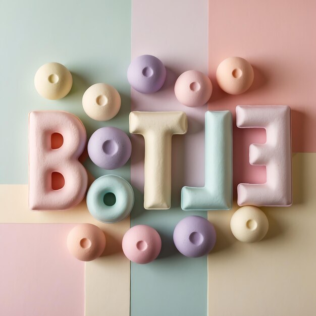 Photo fun and playful bubble letters for creative projects