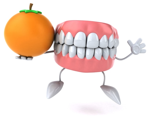 Fun teeth animation