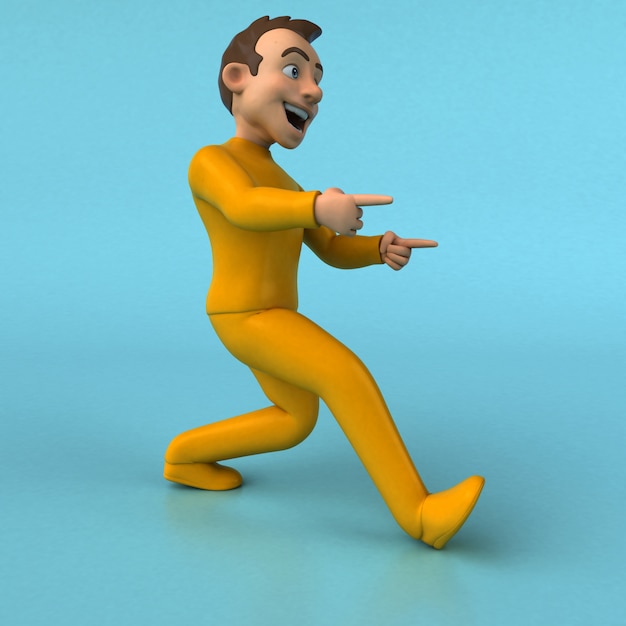 Fun yellow man