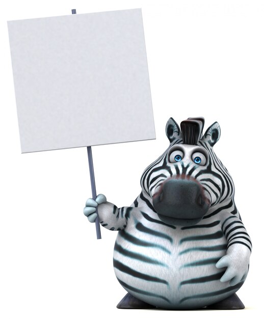 Fun zebra animation