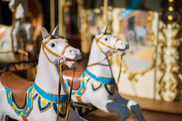 Funfair Carousel Amusement park Nostalgic Summer holidays