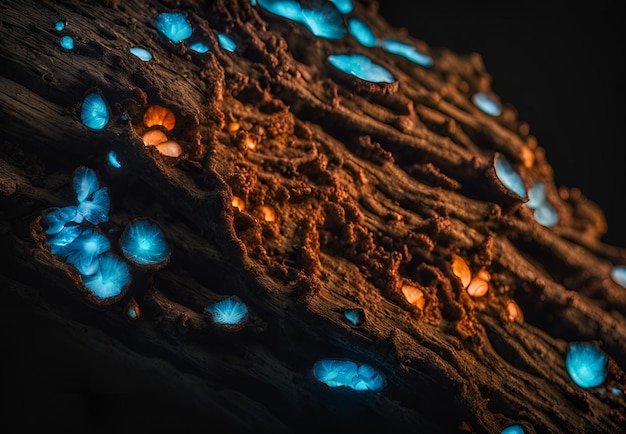 Fungal Chasm A Glowing Landscape in Miniature