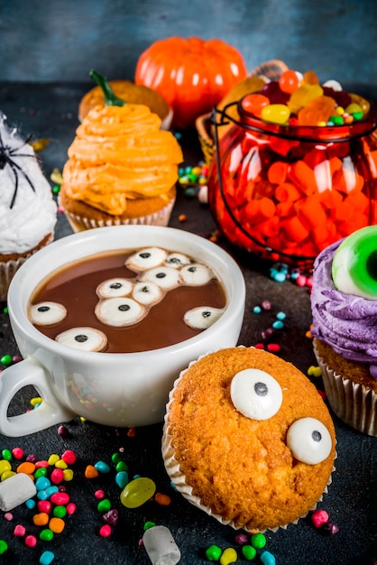 Funny children's sweet treats for Halloween