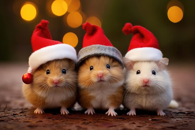 Funny Christmas animals