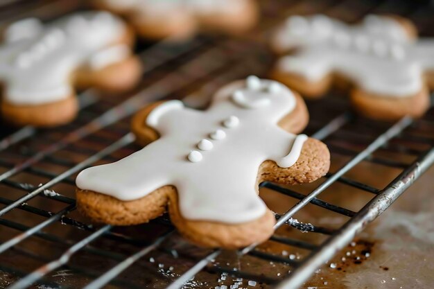 Photo funny gingerbread cookies