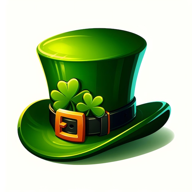 Photo funny gnome character green pot full of gold coins golden treasure symbol luck st patricks day