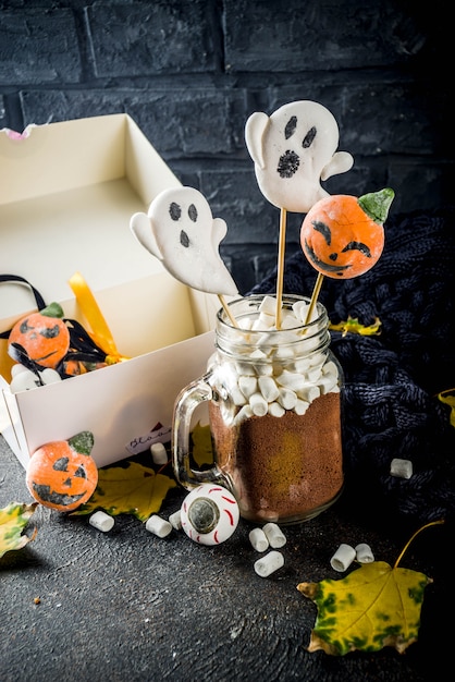 Funny Halloween hot chocolate