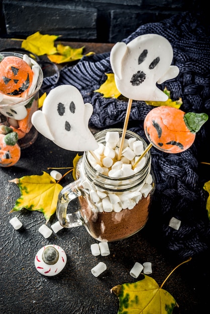 Funny Halloween hot chocolate