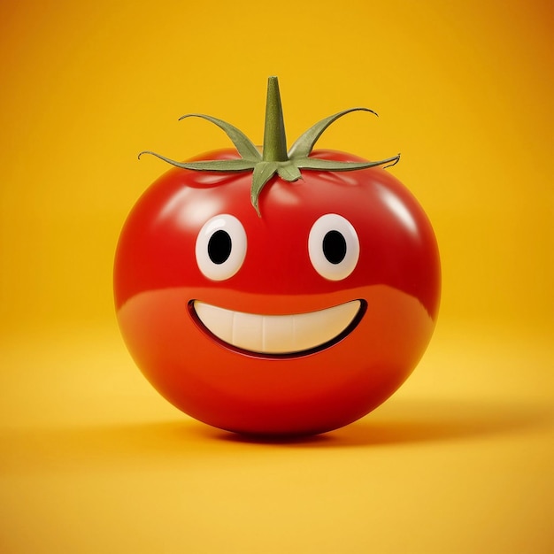 Photo funny tomato