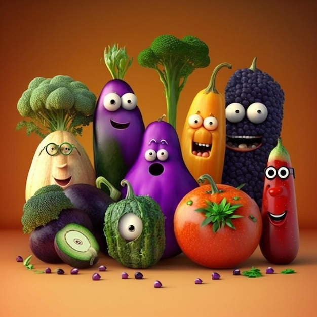 funny vegetables