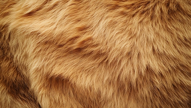 the fur of a cat is brown