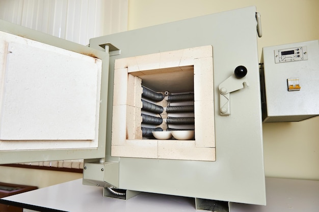 Furnace chamber in biochemistry laboratory