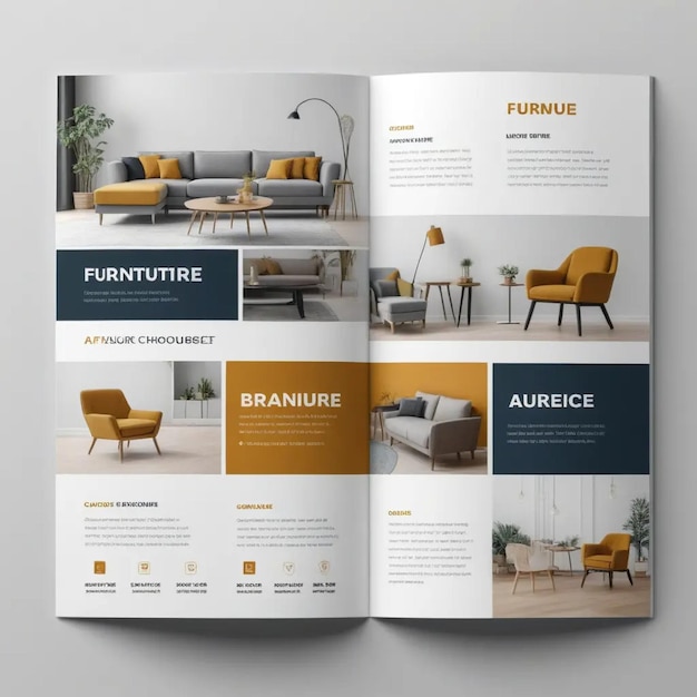 A Furniture brochure template ideas