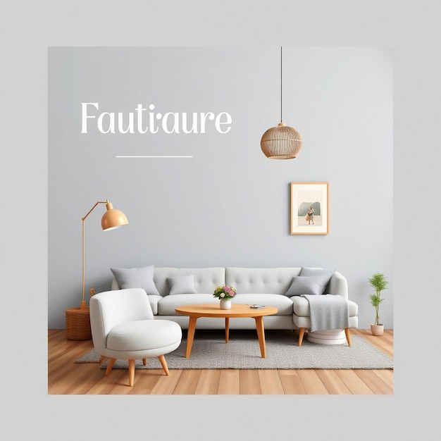 Furniture Instagram flyer and social media post template