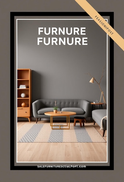 Furniture Instagram flyer and social media post template