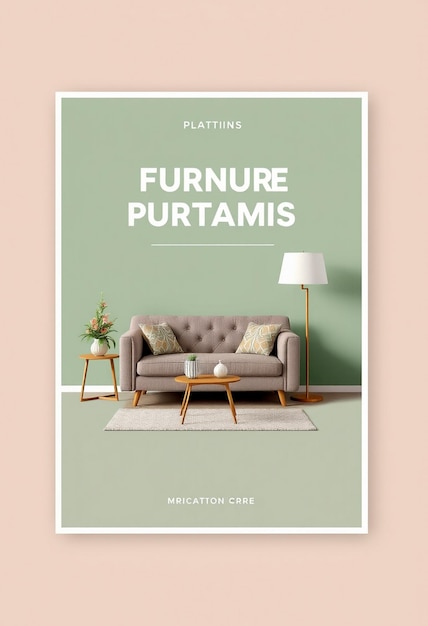 Furniture Instagram flyer and social media post template