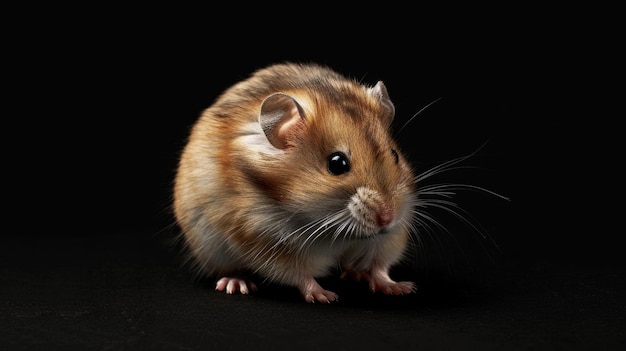 Furry Chinese Hamster Adorable Rodent Pet with Whiskers a Perfect Mammal Companion 169 Image