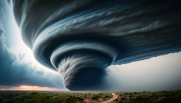 Fury Unleashed Nature's Stormy Symphony of Wind Power and Beauty