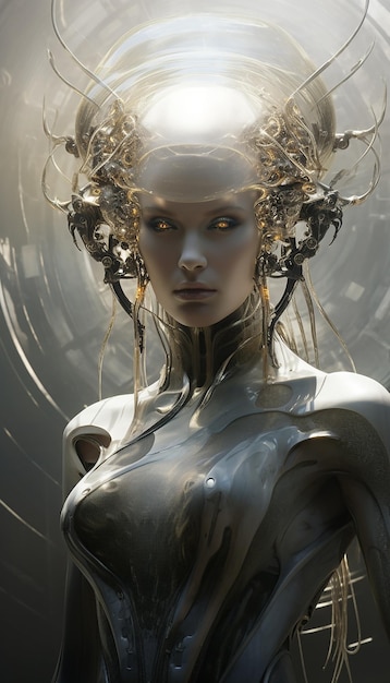 A Fusion of Artistic Mastery Alan Lee Giger Vermeer and Bastien LecouffeDeharme Inspire a Cyber