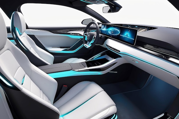 Future automobile interior design Generative Ai