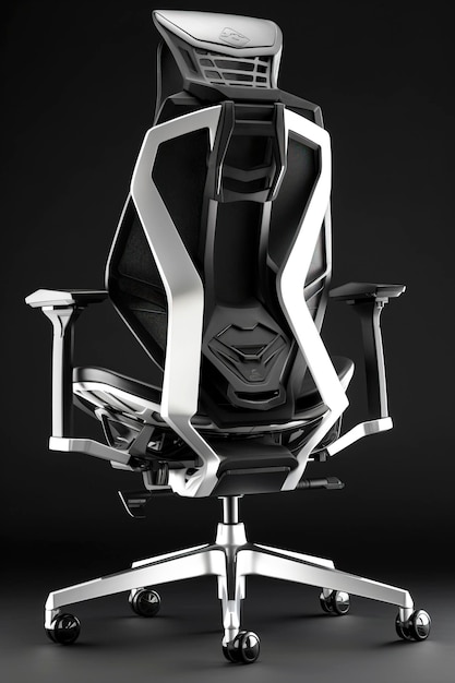 The Future of Gaming: Enter the World of High-Tech and Comfort with Our Futuristic Gaming Chair created with Generative AI technology