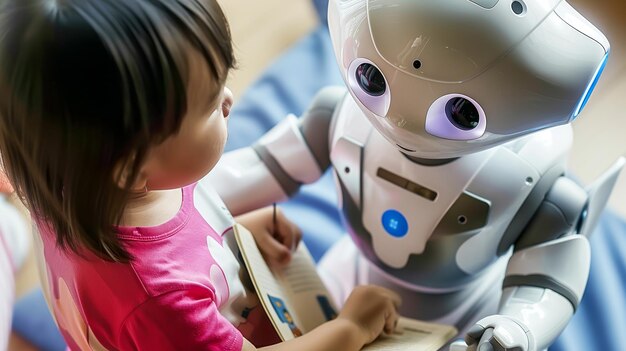 Future Learning A Child and AI Robot