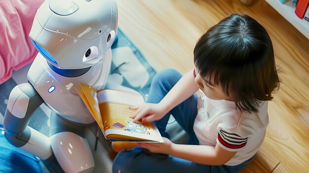 Future Learning A Child and AI Robot