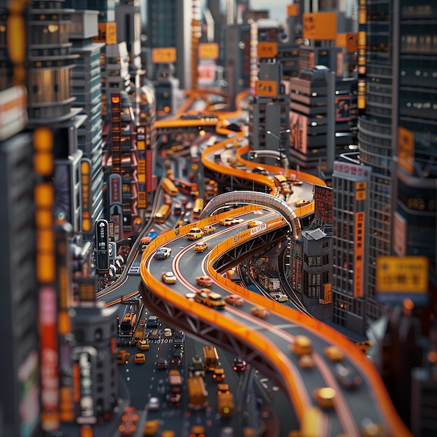 Photo future modern city