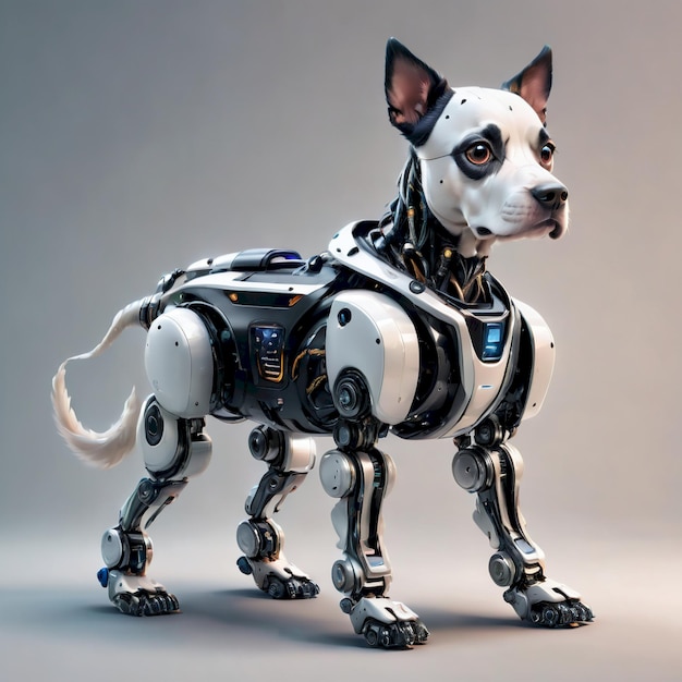 future robot dog background very cool