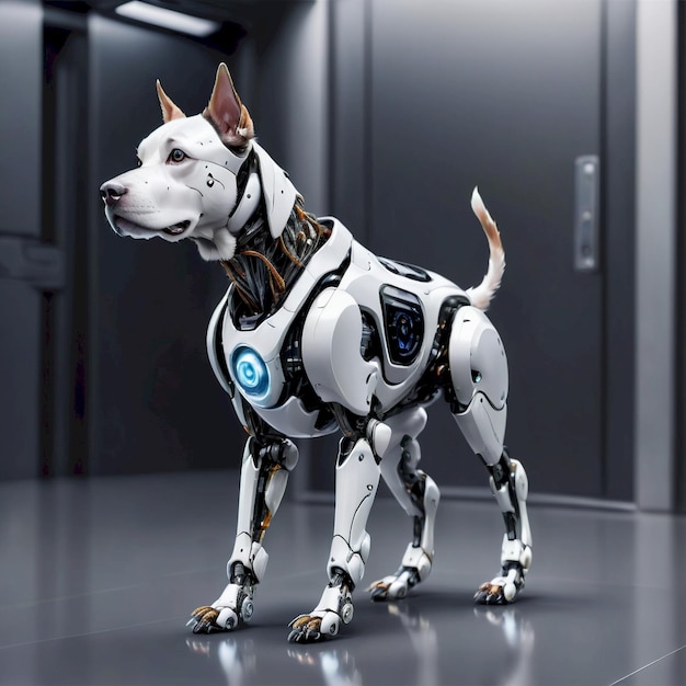 future robot dog background very cool