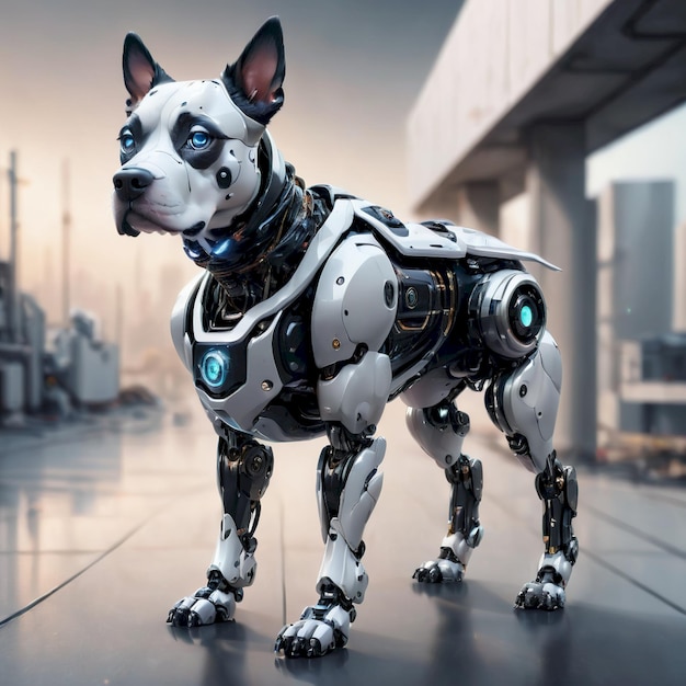 future robot dog background very cool