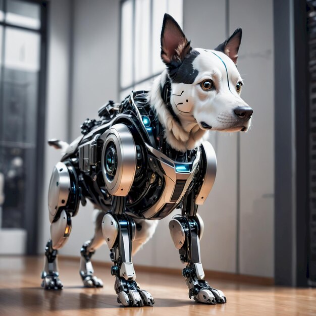 future robot dog background very cool